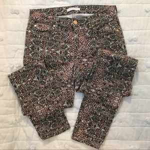 7 For All Mankind snake print jeans